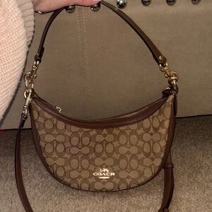 Coach Aria in Signature Jacquard Bag